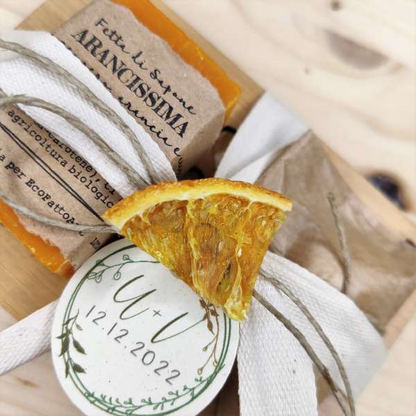 bomboniera porta sapone artigianale ecofattoart